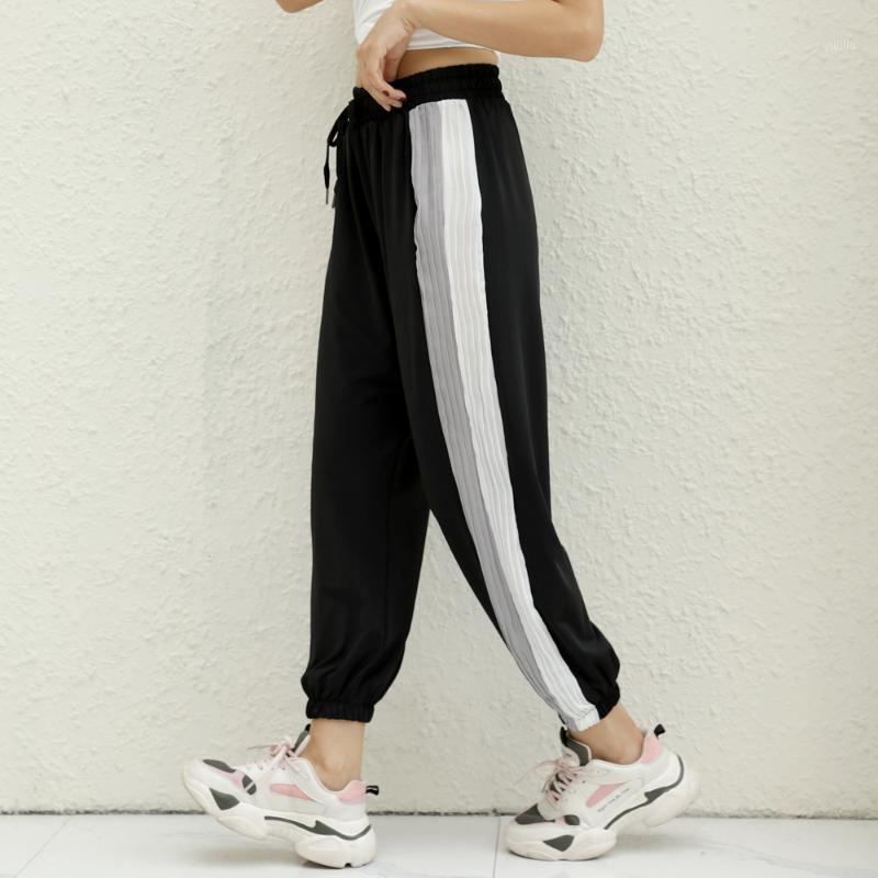 

2020 New Style Yoga Sports Pants Women' Thin Breathable Loose-Fit Slimming Casual Sports Running Fitness Ankle Banded Pa1, Purple