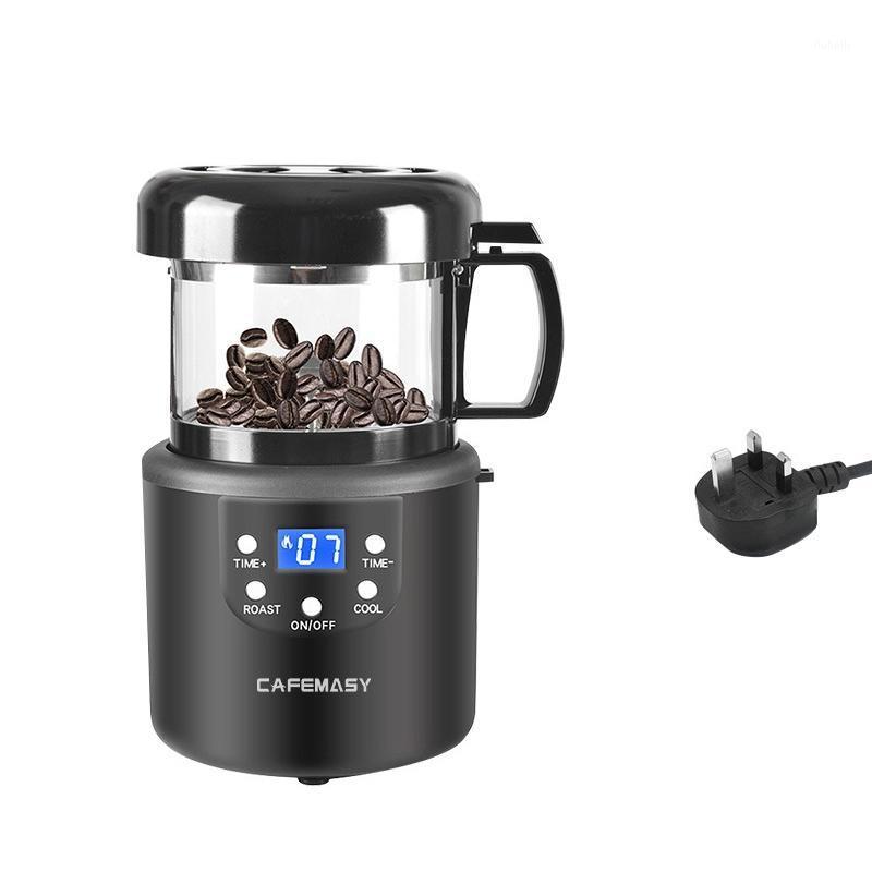 

CAFEMASY Home Coffee Roaster Electric Mini No Smoke Coffee Beans Baking Roasting Machine Bean Roaster 220V 1400W UK Plug1