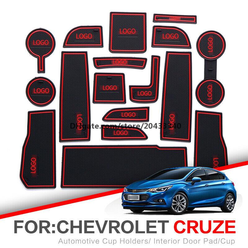 

Car Gate Slot Pad Water Coaster Interior Non-slip Mats For Chevy Cruze 2016-2019