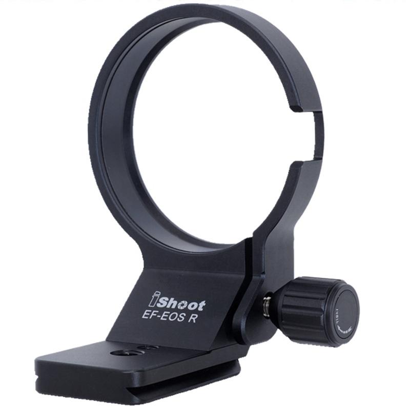 

IShoot Lens Collar Foot with Camera Ballhead Quick Release Plate for Canon EF-EOS R Tripod Mount Ring Stand Adapter
