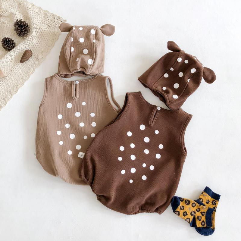 

2021 New Lovely Newborn Baby Bodysuit Cotton Girls Boy Clothes Autumn Kids Corduroy Overalls Sleeveless Infant Veet Jumpsuit Clothing Yyeg, 92158khaki