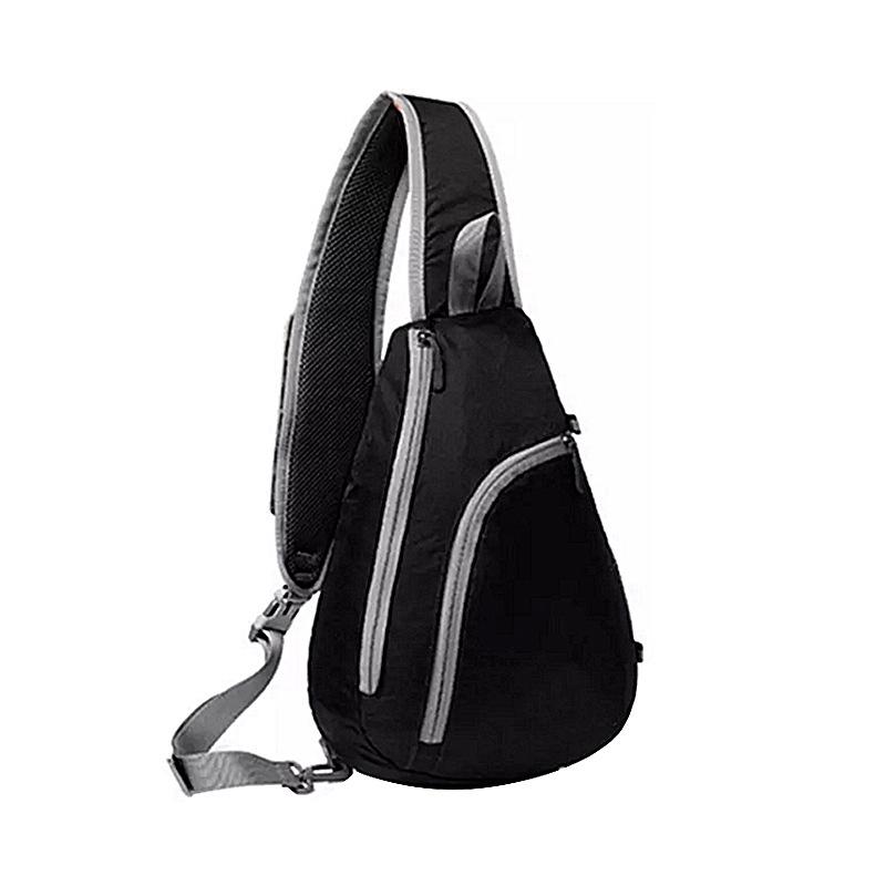 

Outdoor Shoulder Bag Casual Shoulder Bag Portable Messenger Suitable for Hiking, Black