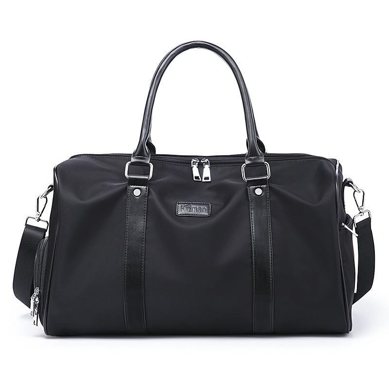 

Oxford Cloth Waterproof Travel Bag One-Shoulder Messenger Short-Distance Duffel Bag Portable Sports Gym Small And Exquisite, Black color