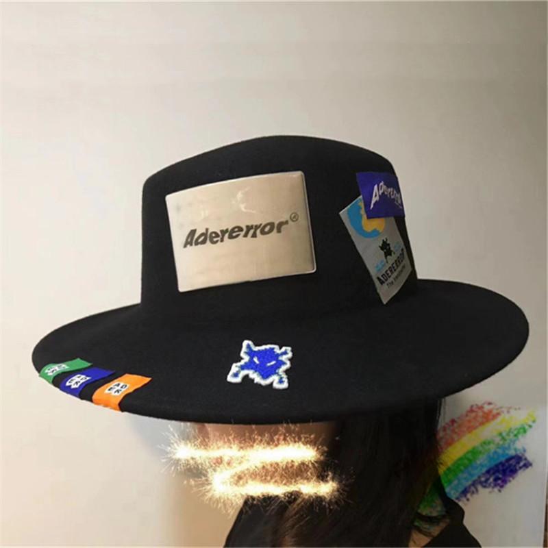 

Adererror Fedoras Men Women Ader Error Hats Embroidered Logo Cap Adjustable