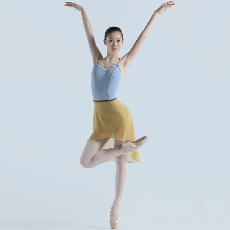 

Fairy Ballet Dance Chiffon Skirt For Adult Ballerina Clothes Dancer Outfit Skating Costume Lyrical Dance Wear Wrap Skirt JL2315, As picture