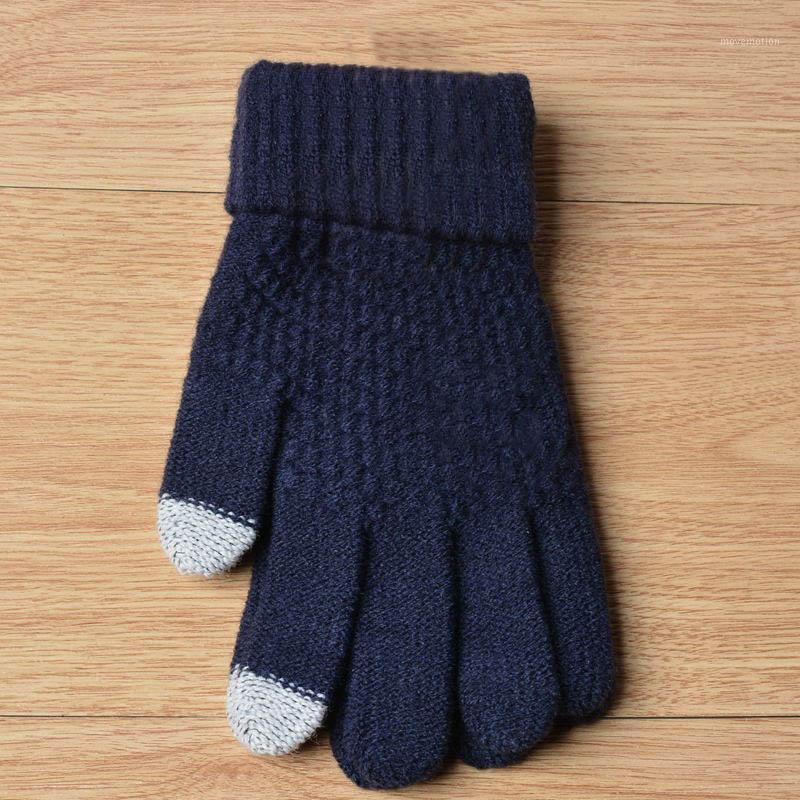 

1 Pair Knitting Gloves Keep Warm Windproof Fashion For Women Lady Winter Outdoor SER881