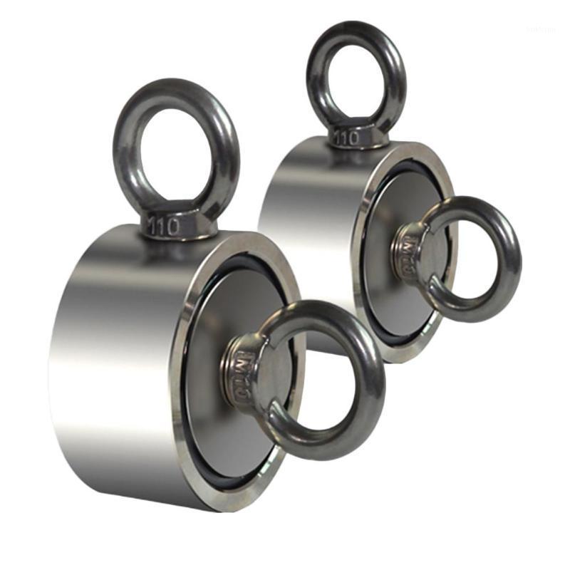 

Double-sided Powerful Salvage Magnet Fishing Magnets 80Kg 120Kg Pulling Force for River or Lake Fishing1