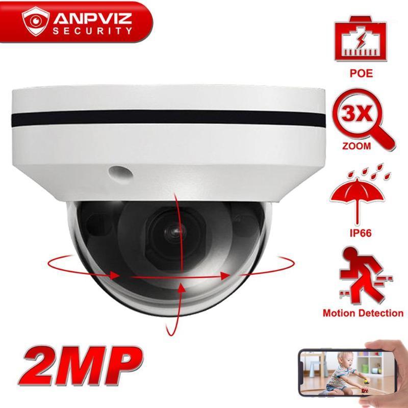 

Hikvision Compatible Anpviz 2MP IP POE PTZ Camera 3X Zoom 2.8~8mm Motorized Lens Security Camera Weatherproof IP66 ONVIF 30m IR1