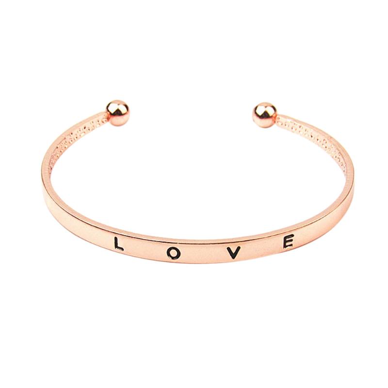 

OTOKY Bangles Alloy 1pcs Fashion Style Hand Love Letter Jewelry Gift bracelet homme bracelet for women 925 Jewelry