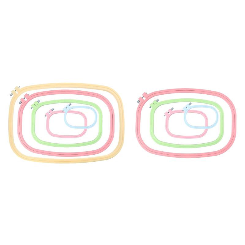 

4/5x Embroidery Hoop Set Embroidery Sewing Frame Loop Screw DIY Hand Crafts