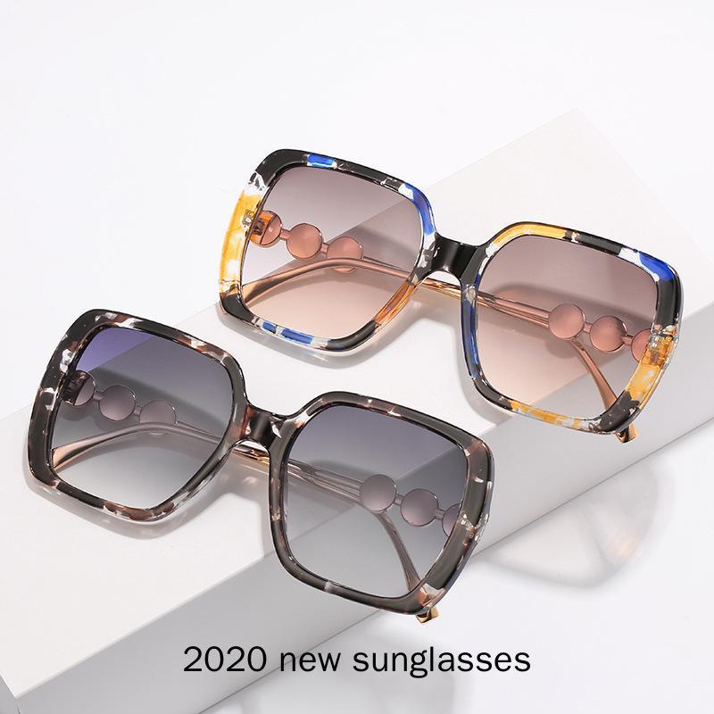 

Sunglasses 2021 Small Women Men Trendy Vintage Brand Designer Pearl Square Gradient Lens Sun Glasses Female Eyewear UV400 NX1