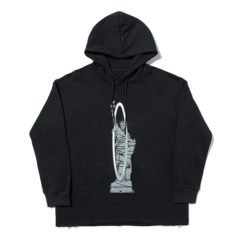 

Mens Fashion Hoodie Mens High Quality Letter Print Hooded Sweatshirt Famous Men Women Teenager Comfortable Sweatshirt S-XL, Black