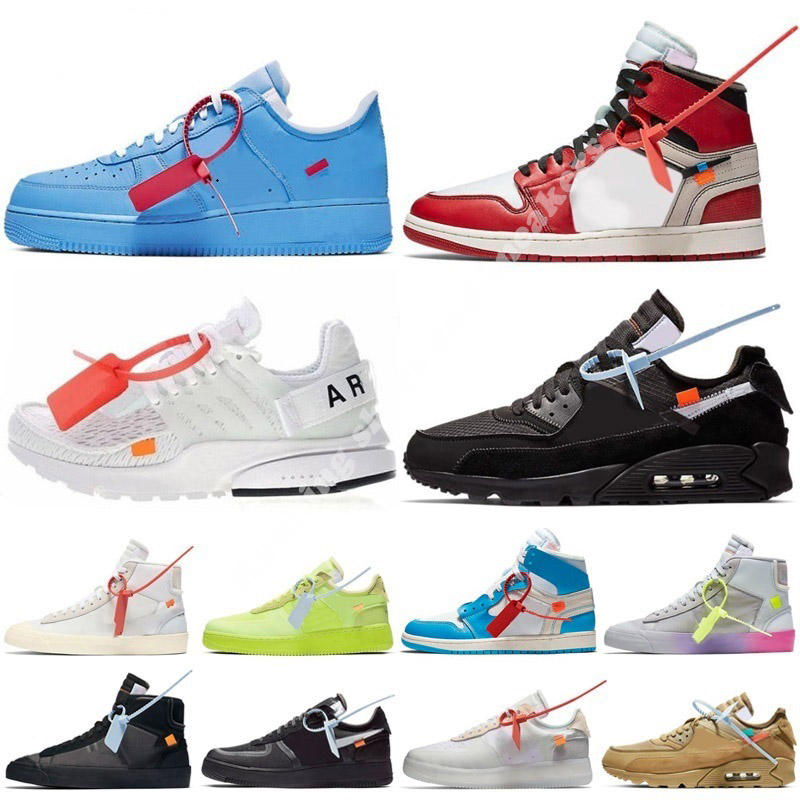 

2022 Original Mens womens off Shoes MCA white Blue Red mac Silver Metallic Volt Low 90s Triple black green GNER Presto 2.0 Chaussures size 36-46, Color 7