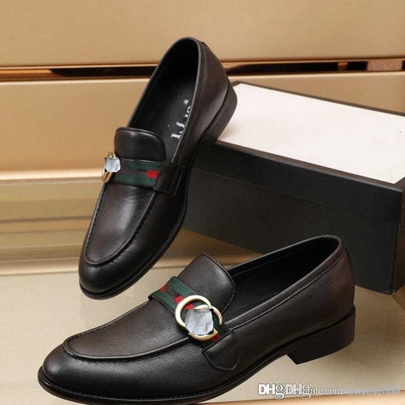 

5 Style Luxurious Italian Shoe Man Dresss Formal Shoes Men's 2021 Coiffeur Loafers Men Shoes Leather Luxury Dress Sapato Social Masculi, Shoelace