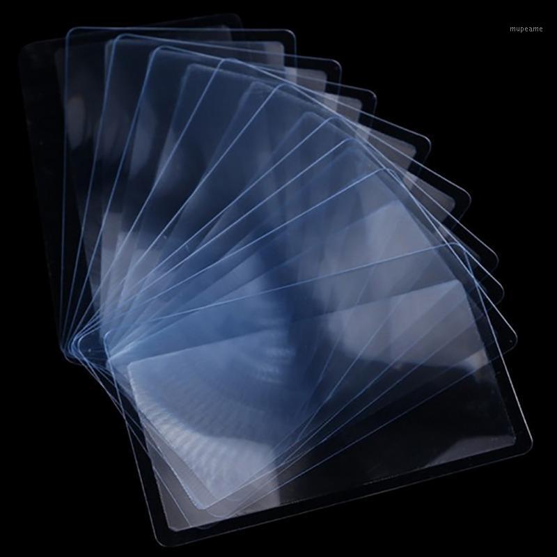 

Wholesale- 10Pcs 3X Magnifier Wallet Pocket Plastic Magnifying Fresnel LEN Read1
