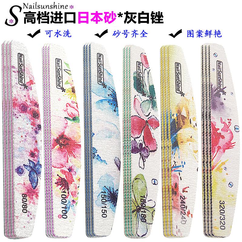 

1PCS Sandpaper Nail Files For Manicure Gel Polish Buffer Buffing Colorful Nail Files multi Grit lime a ongle professionel