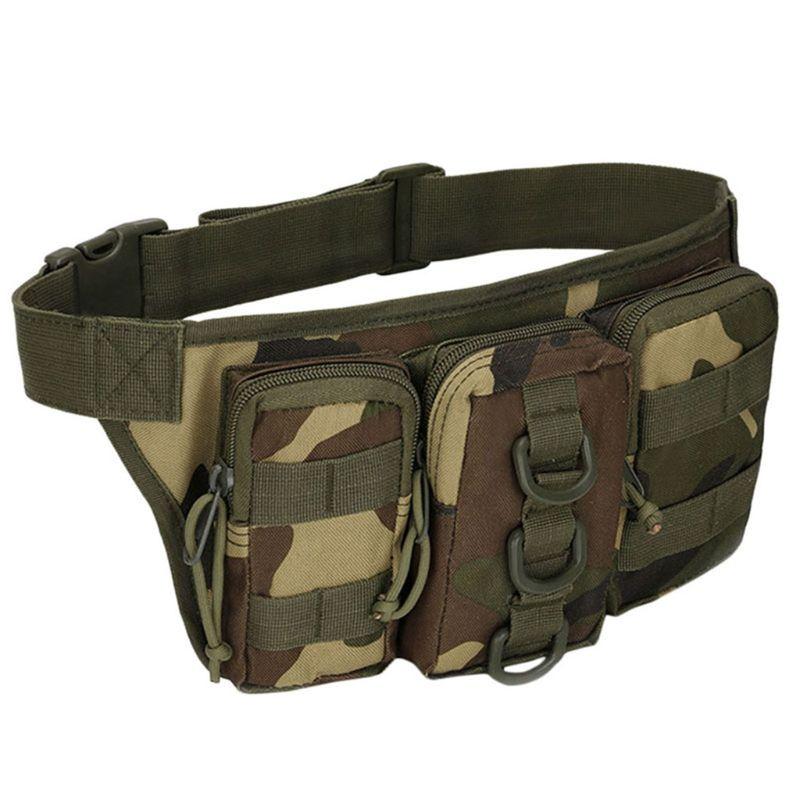 

Outdoor Utility Waist Pack Pouch Camping Hiking Bag Belt Bags 23GE, Sky blue