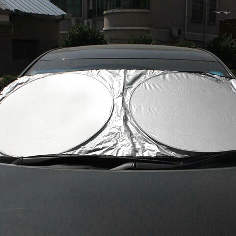 

Car Windshield Sun shade Front Window Visor Cover Sunshade Silver Foil Anti UV Reflector1