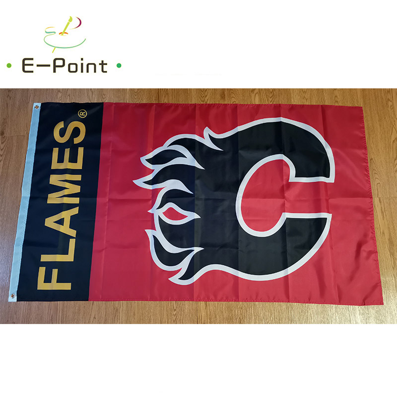 

Calgary Flames Flag 3*5ft (90cm*150cm) Polyester flag Banner decoration flying home & garden flag Festive gifts