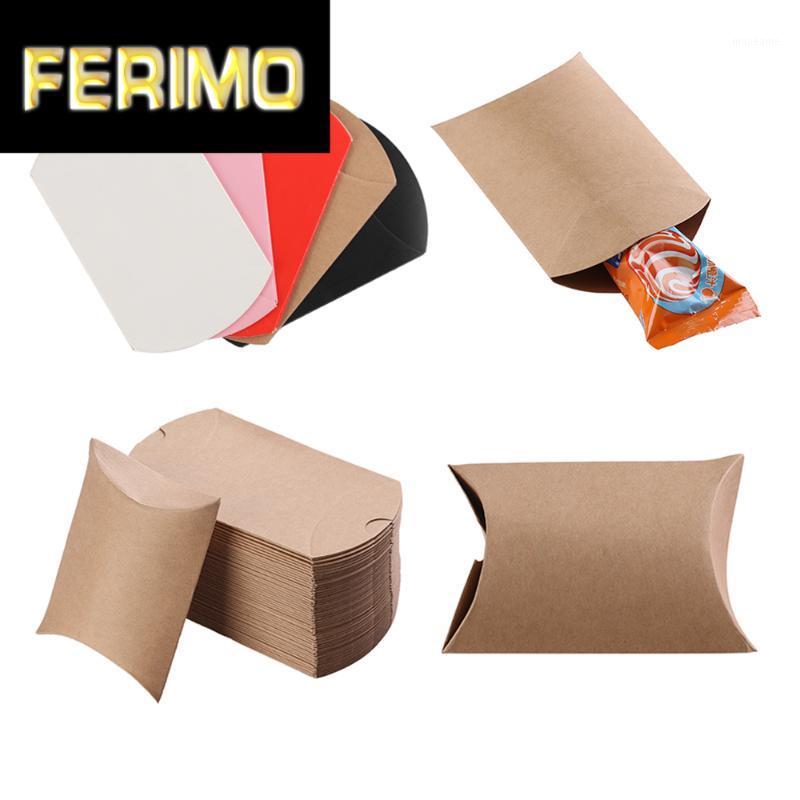 

10pcs/set Colorful Paper Pillow Candy Box Present Pouch Kraft Wedding Favors Gift Candy Boxes Home Party Birthday Supply1