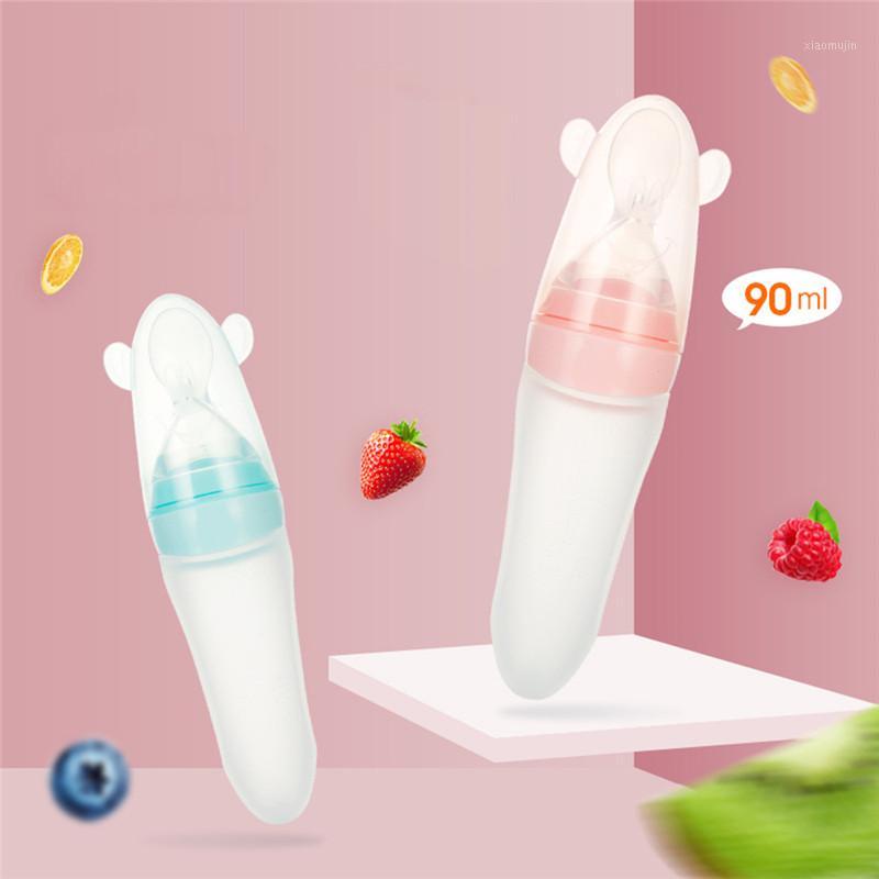 

Silicone Rice Paste Bottle Feeding Soft Head Baby Baby Supplement Spoon Bottle Liquid Squeezed Supplies1