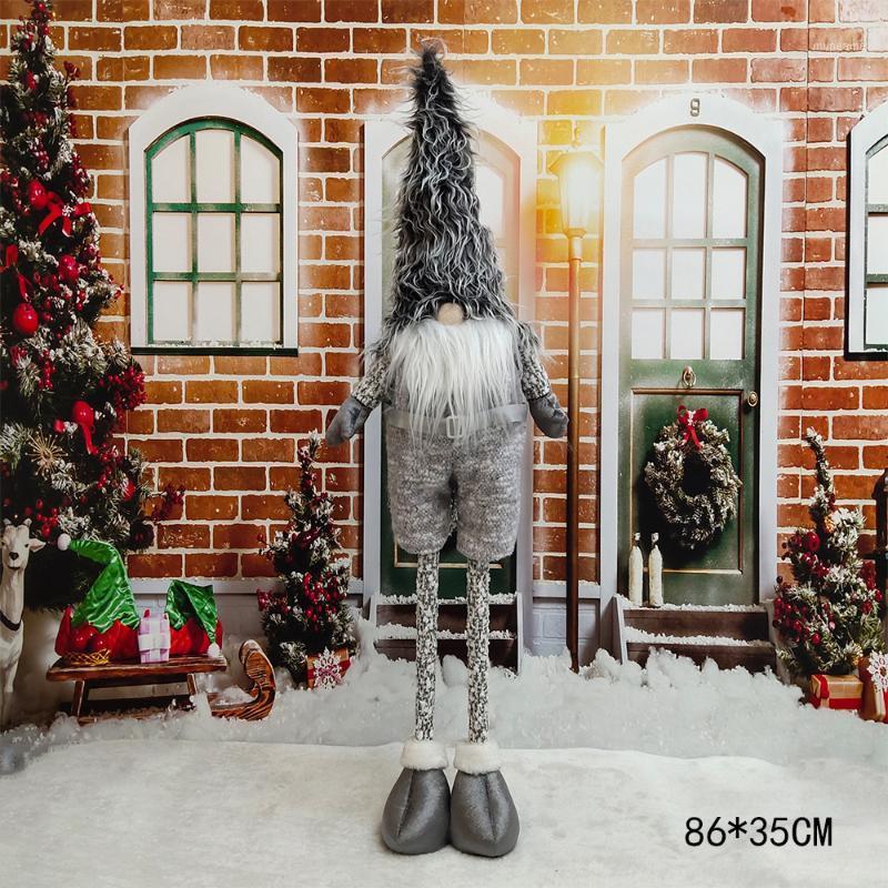 

Stretchable Decorations Fireplace Home Decor Christmas Gnome Decor Standing Plush Santa Claus Doll Xmas Figurines Reindeer1