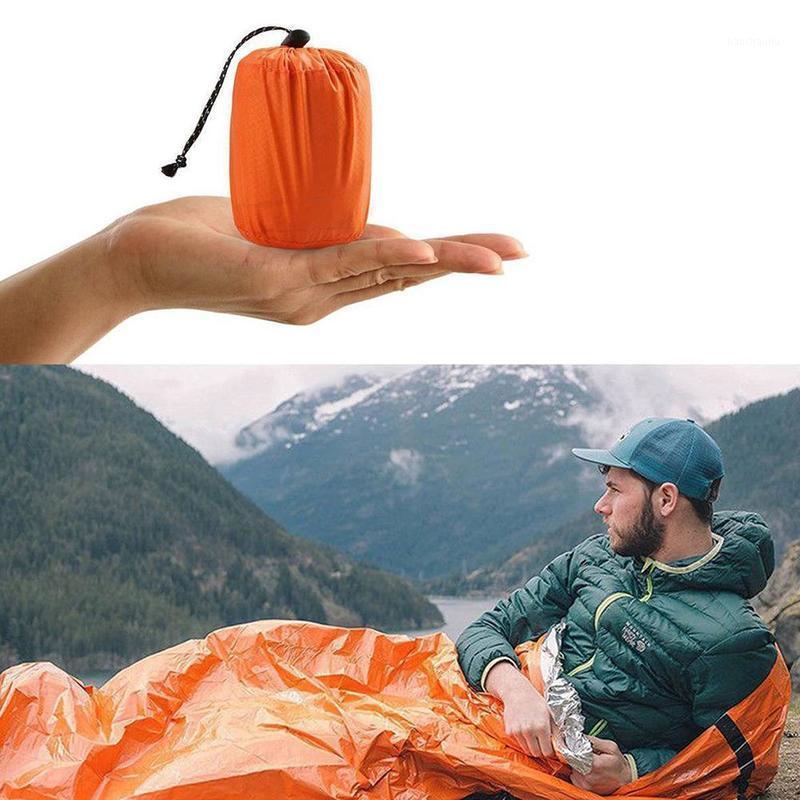 

Portable PE aluminum film sleeping bag jungle adventure camping simple warm sleeping bag1