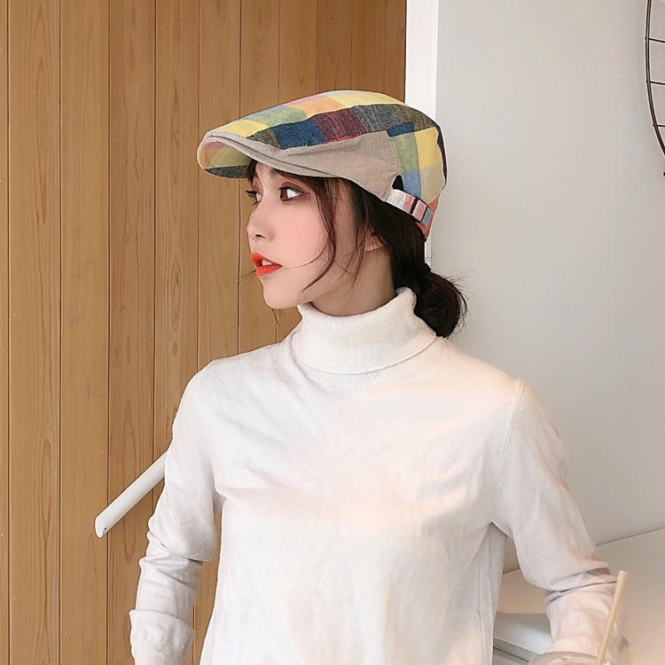 

Hat Female Retro British Plaid Cap All-match Casual Berets Caps for Women Boinas Para Mujer Boina Masculina Bone Masculino 2020, See chart