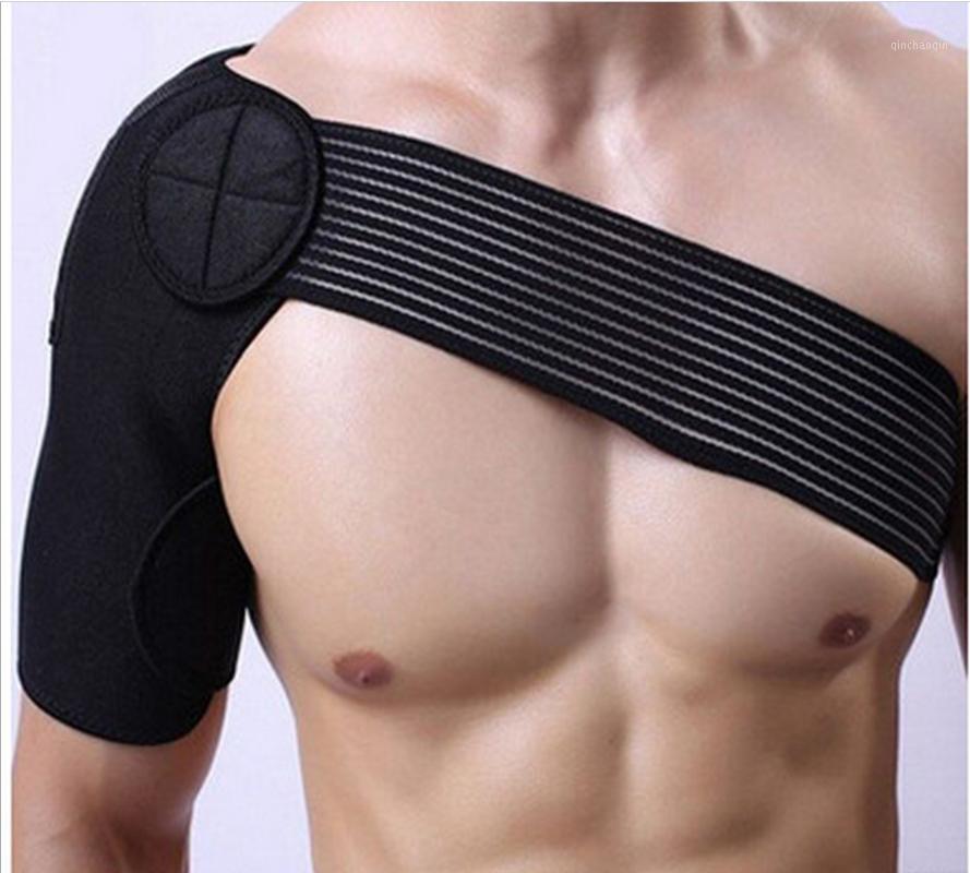 

Shoulder Strap With Adjustable Protection Shoulder Compression Arm Sleeves Pack Movement Basketball Arm Movement Cycling Men1, Black