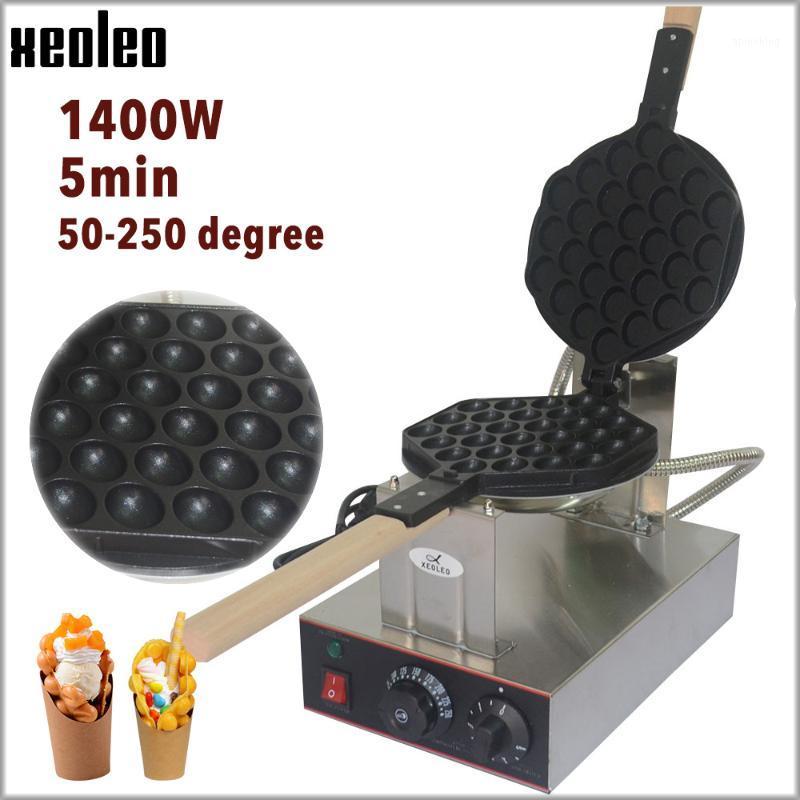 

XEOLEO Bubble waffle maker Hongkong QQ Eggettes maker Puff Waffle 110V/220V Egg Bubble Muffin Machine Egg puff machine1
