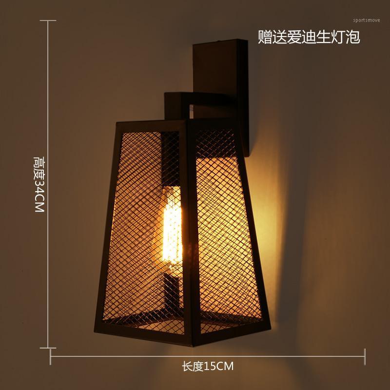 

Retro Loft Edison Wall Lamp Bedroom Wall Lights For Home Up Down Rustic Industrial Sconce lamparas de pared1