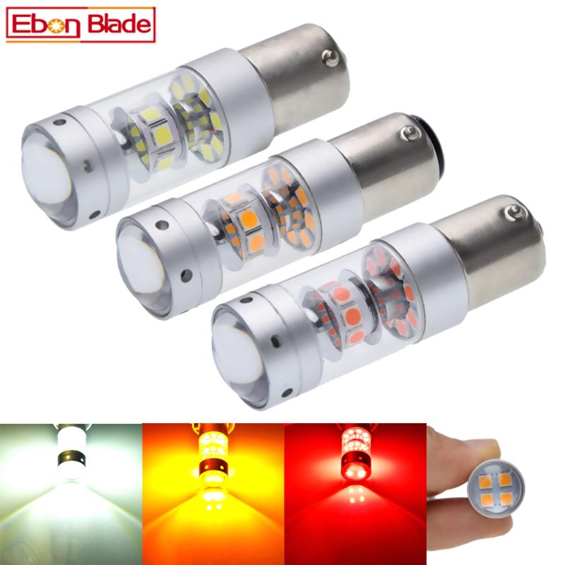 

1156 BA15S P21W 1157 BAY15D P21/5W Car LED Light 3030 140W Auto Brake Reverse Turn Signal DRL Bulb Lamp 12V 24V White Red Amber, As pic