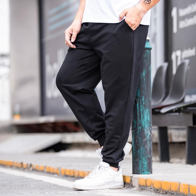 

Plus Size Men's Sweat Pants Sweatpants Available In Three Colors Men Pants Men Clothing, Black