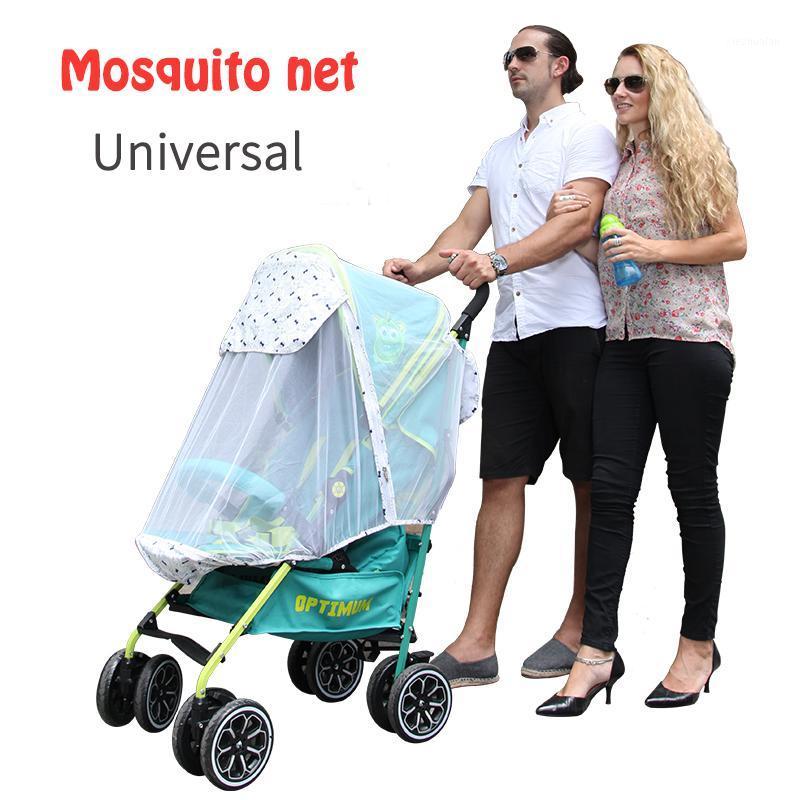 

Infant Baby stroller Pushchair Mosquito net Universal Whole cover tent with Reversible zipper Fine mesh accessory for stroller1