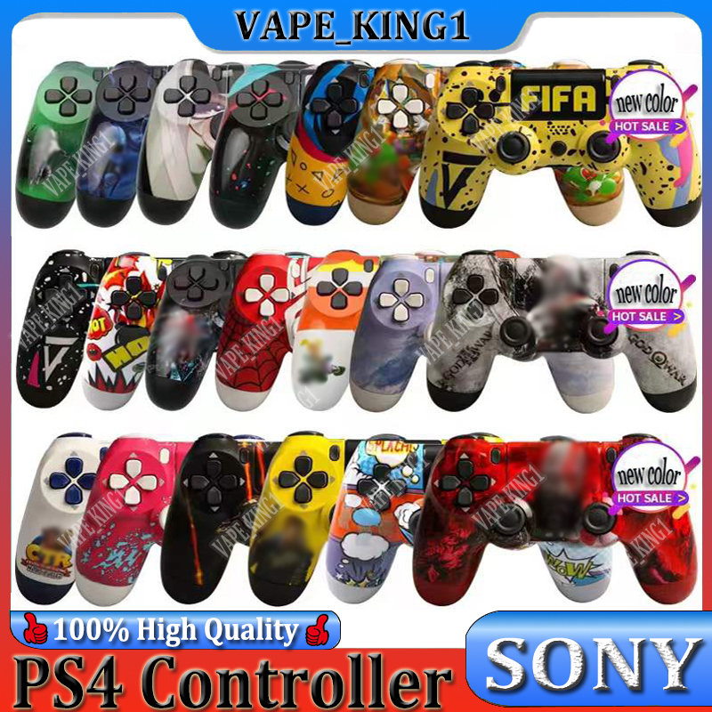 

Newest PS4 Camouflage Colors Wireless Bluetooth Controller 33 color Vibration Joystick Gamepad Game Controller for Sony Play Station With EU US package VS PS5