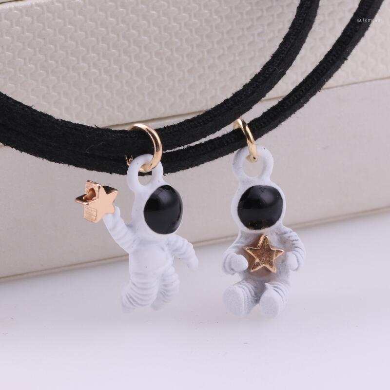 

Universe astronaut galaxy Necklace Chain Handmade Vintage Jewelry Pendant Collar Choker For Women Christmas Gift1