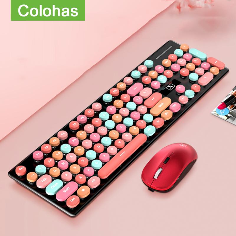 

2.4G Wireless Gaming Keyboard For Computer Laptop PC Gamer Mechanical Keyboard Feel Rechargeable Gaming Backlit Keypad For Games