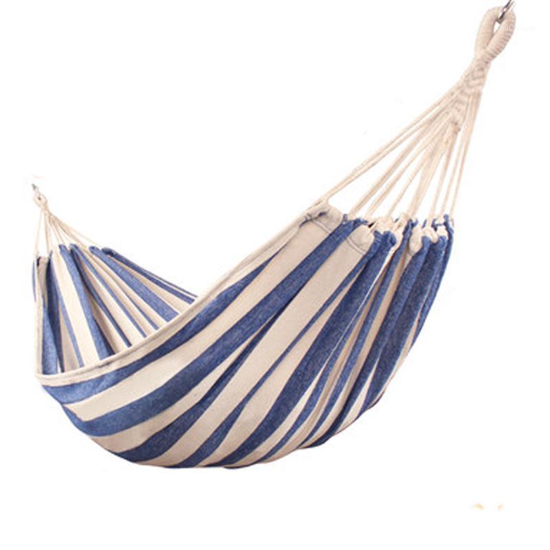 

Thicken Canvas Hammock Swing Outdoor Single Double People Dormitory Camping Hammocks 200*80 200*100 200*150cm Hanging Chair1