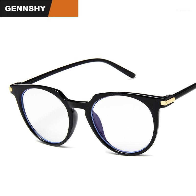 

Newest Retro Cat Eye Optical Frame Classic Small Frame Clear Lenses Simple Artistic Student Black Eyewear WIth Metal Decoration1