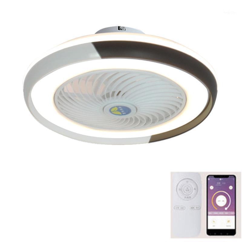 

smart ceiling fan bedroom/restaurant ceiling fans with LED lights and remote celing light with fan wifi Mobile app living room1