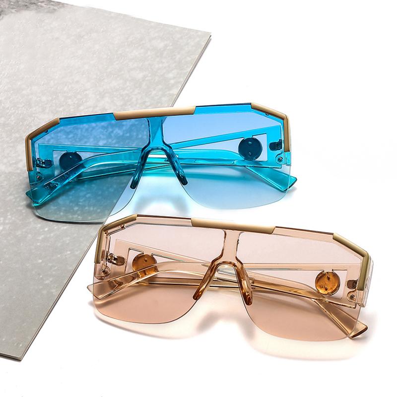 

DAISYER Fashion one piece lens decoration sun glasses sports trendy sunglasses womens