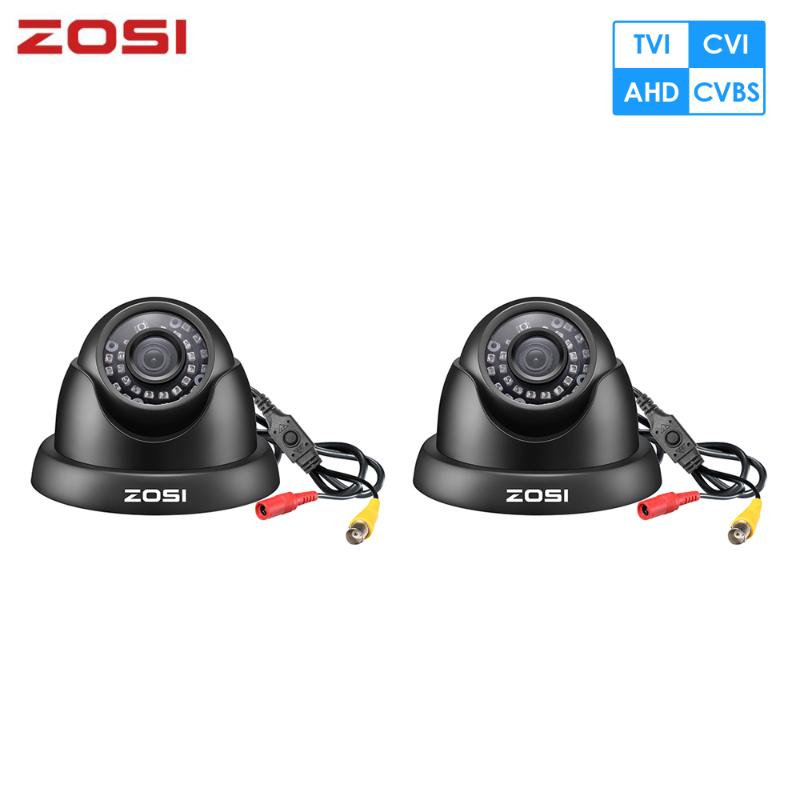 

ZOSI 1080P TVI CVBS AHD CVI 4-in-1 HD Video Security Dome Camera with IR-Cut Night Vision and IP67 Weatherproof CCTV Camera