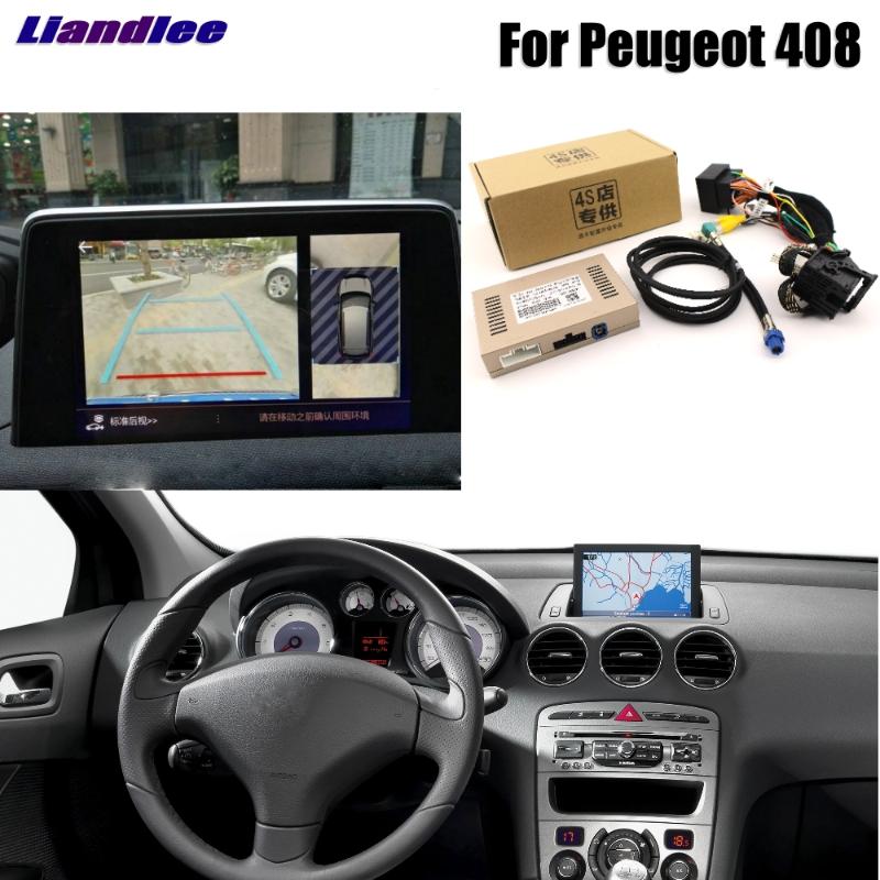 

Liandlee Parking Camera Interface Reverse Back Up Camera Kits For 408 2014~2021 Display Upgrade car