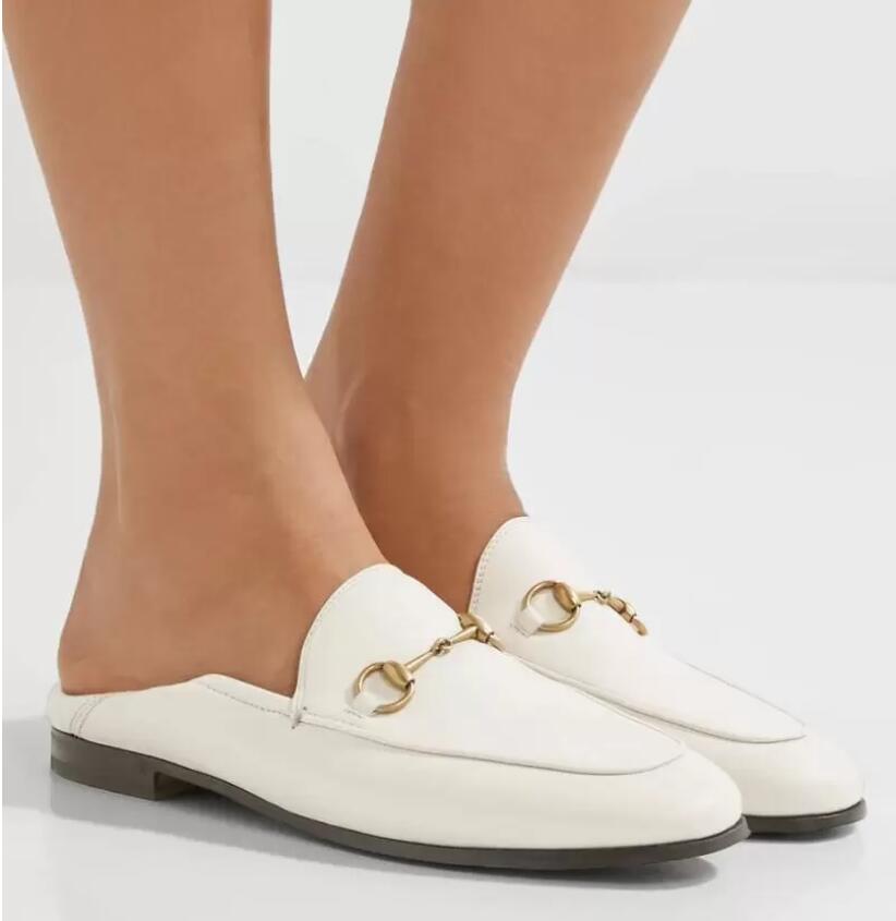 

Wholesale Price- Brand Horsebit Loafers Shoes Brixton Collapsible Leather Oxfrod Walking White Black Famous Lady Comfort Footwear EU35-42.With Box