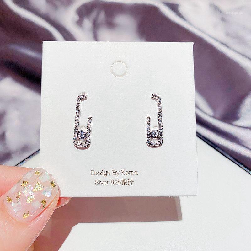 

MIGGA Geometric Design Micro Paved Cubic Zircon Stud Earrings Fashion Women Studs Jewelry1
