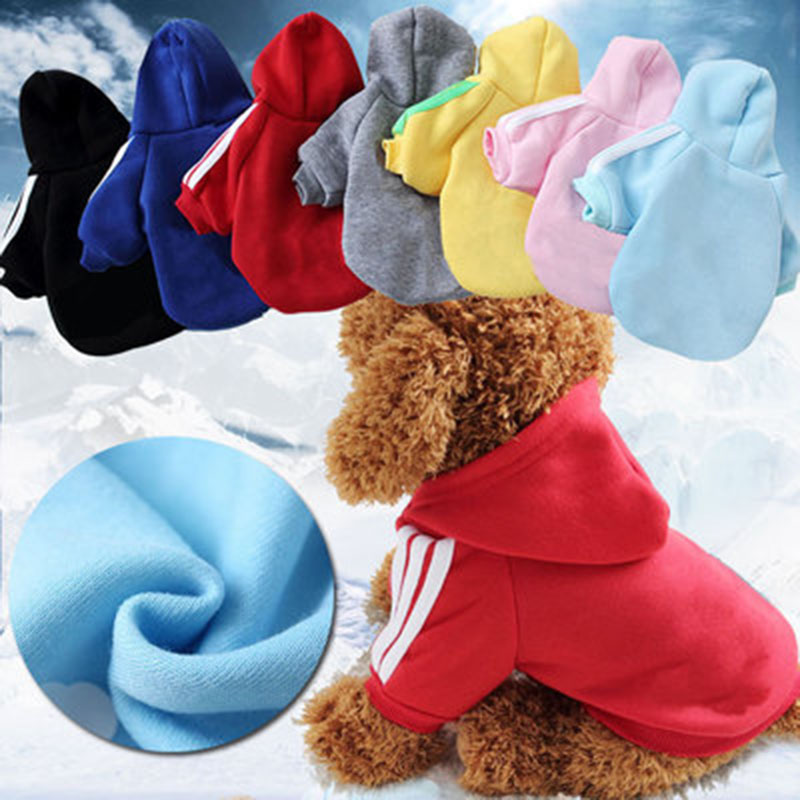 

Dog sweater autumn and winter puppy coat multicolor pet clothes pet hooded clothes dog warm clothing Apparel