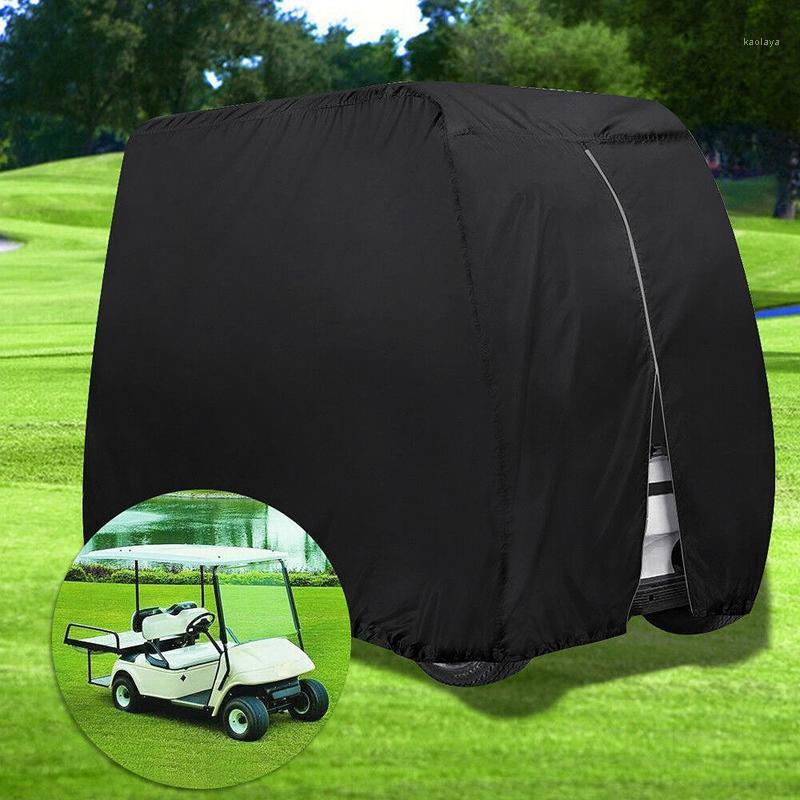 

Waterproof Cart Cover 4 Passenger Dustproof Storage for EZ Go Club Black1