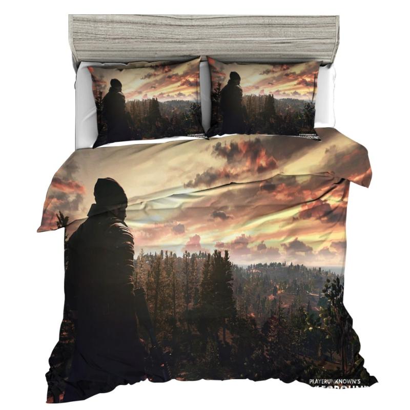

3D Design Digital Printing Bedding Set Duvet Cover Pillowcase Bedclothes Dropshipping Gife Game Queen size 202006, Pubg018