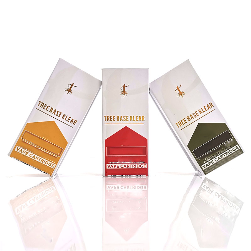 

2020 New Tree Base Klear Cartridge 0.8ml 1.0ml Empty Ceramic Glass Thick Oil Vaporizer 510 Thread Cartridge Packages Vape Carts