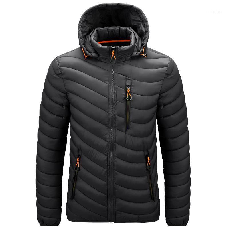 

2020 New Arrival Removable Hat Jacket Men Winter Multi Colors Waterproof Coat1, Black